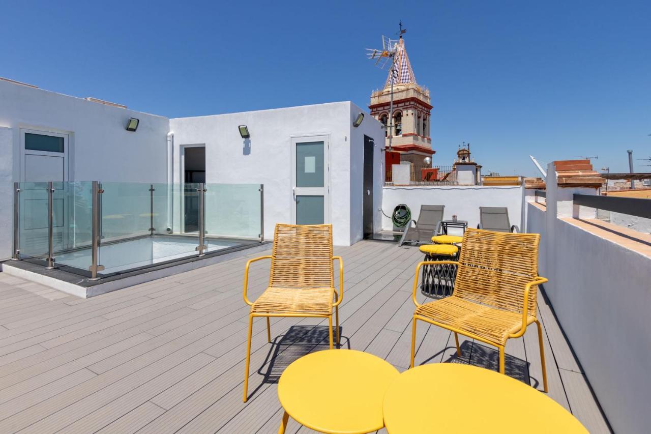 Nine O Clock San Luis Skyview Apartment Sevilla Bagian luar foto